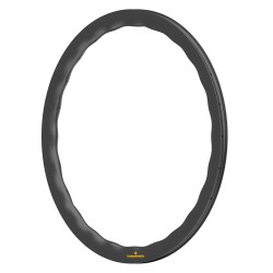 Llantas de carretera de carbono de ultraligera, forma de onda, 700C 50x28mm, sin cámara con gancho/sin gancho/tubular